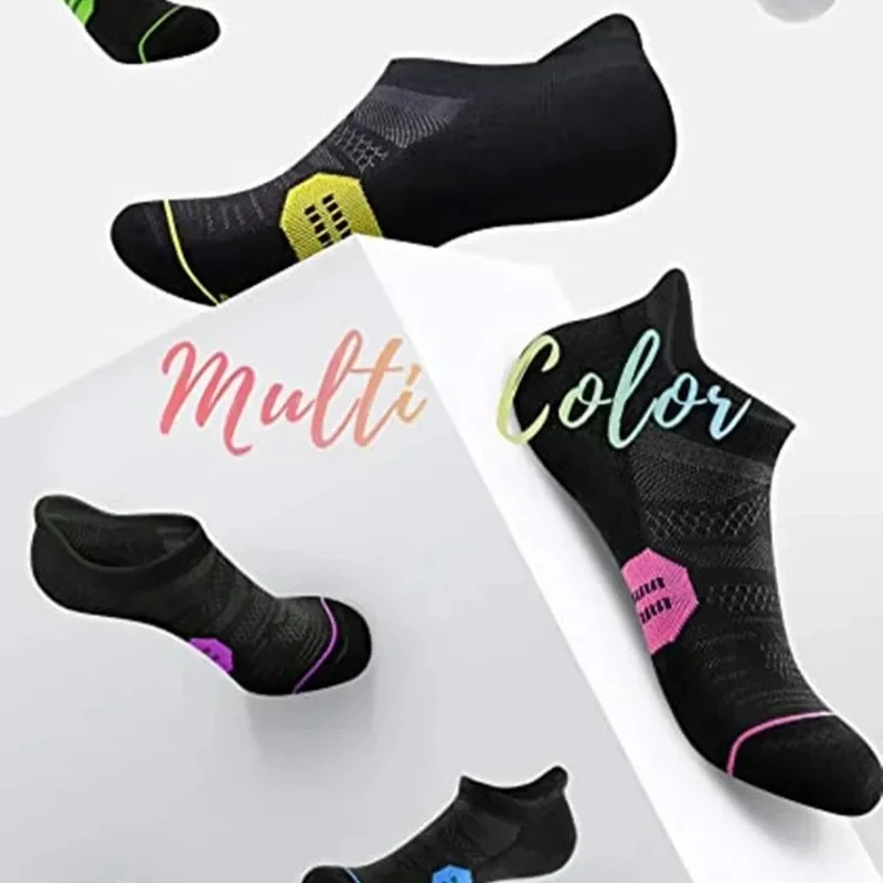 1/2/3 Pasang Kaus Kaki Kompresi Olahraga Pria Wanita Untuk Plantar Fasciitis, Tumit Tumbuh, Nyeri Lengkung Kaki, Kaus Kaki Pergelangan Kaki Venous Nyaman