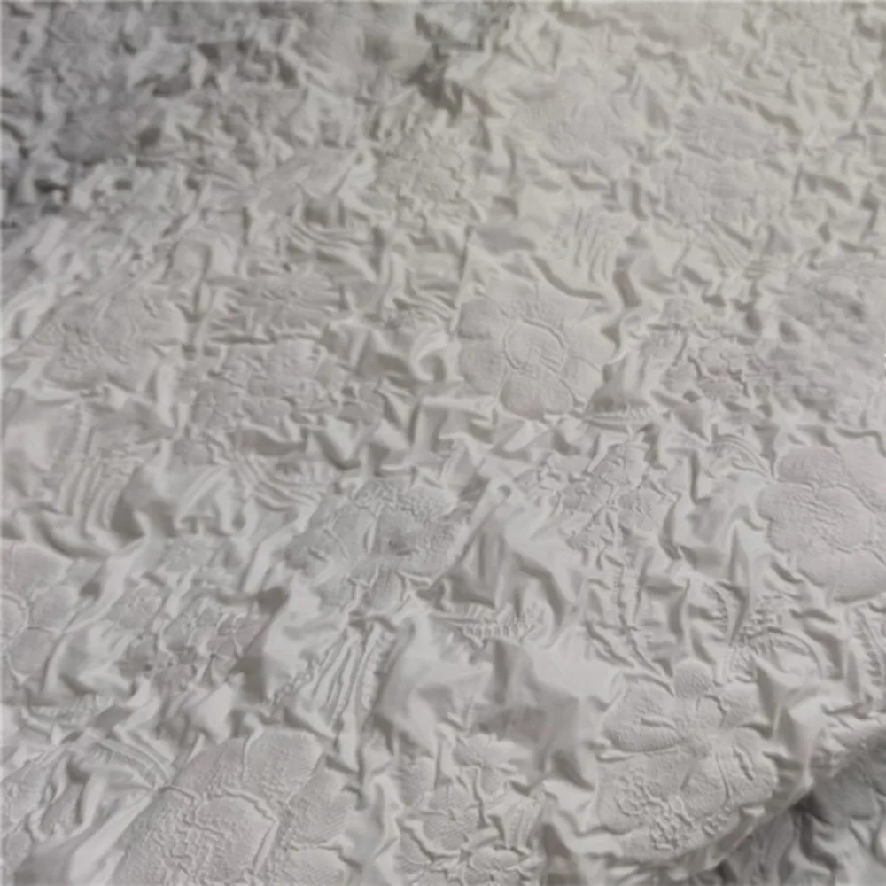 

Bubble Relief Jacquard Fabric Bag Jacket Dress Clothing Designer Fabrics Cloth for Diy Sewing Material By The Meter