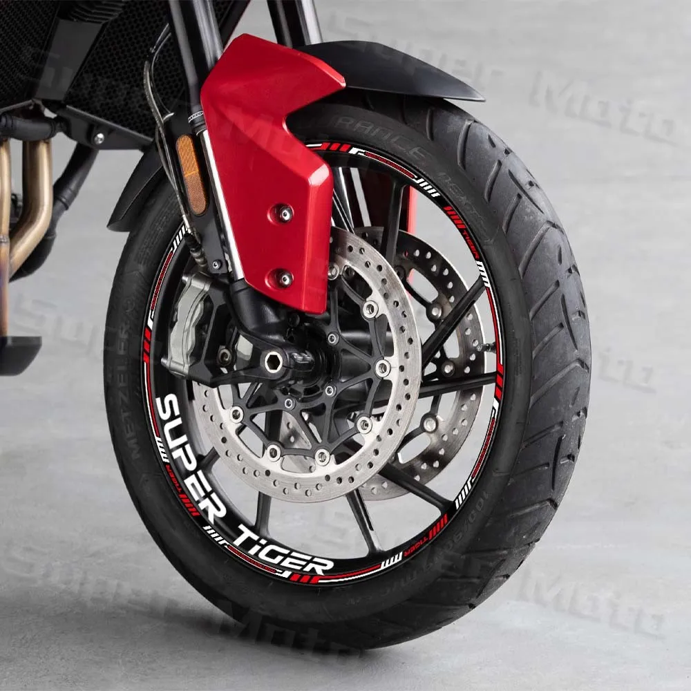 For Tiger Explorer XR 800 Xc 900 GT Pro 850 XR XCX 1200 Reflective Motorcycle Wheel Sticker Hub Stripe Decal Tape Waterproof