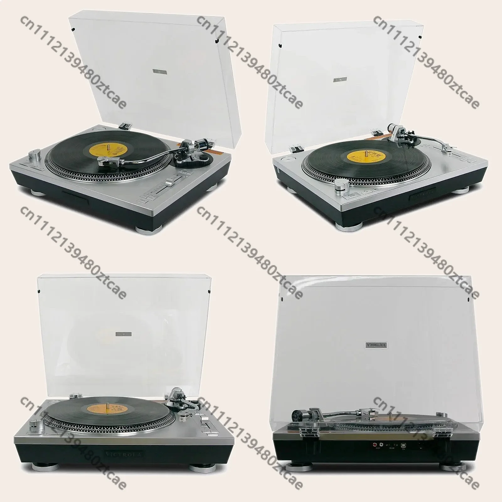 Bluetooth Vinyl Turntable with USB Recording LP 33/45 RPM Belt Drive Turntable for Computer