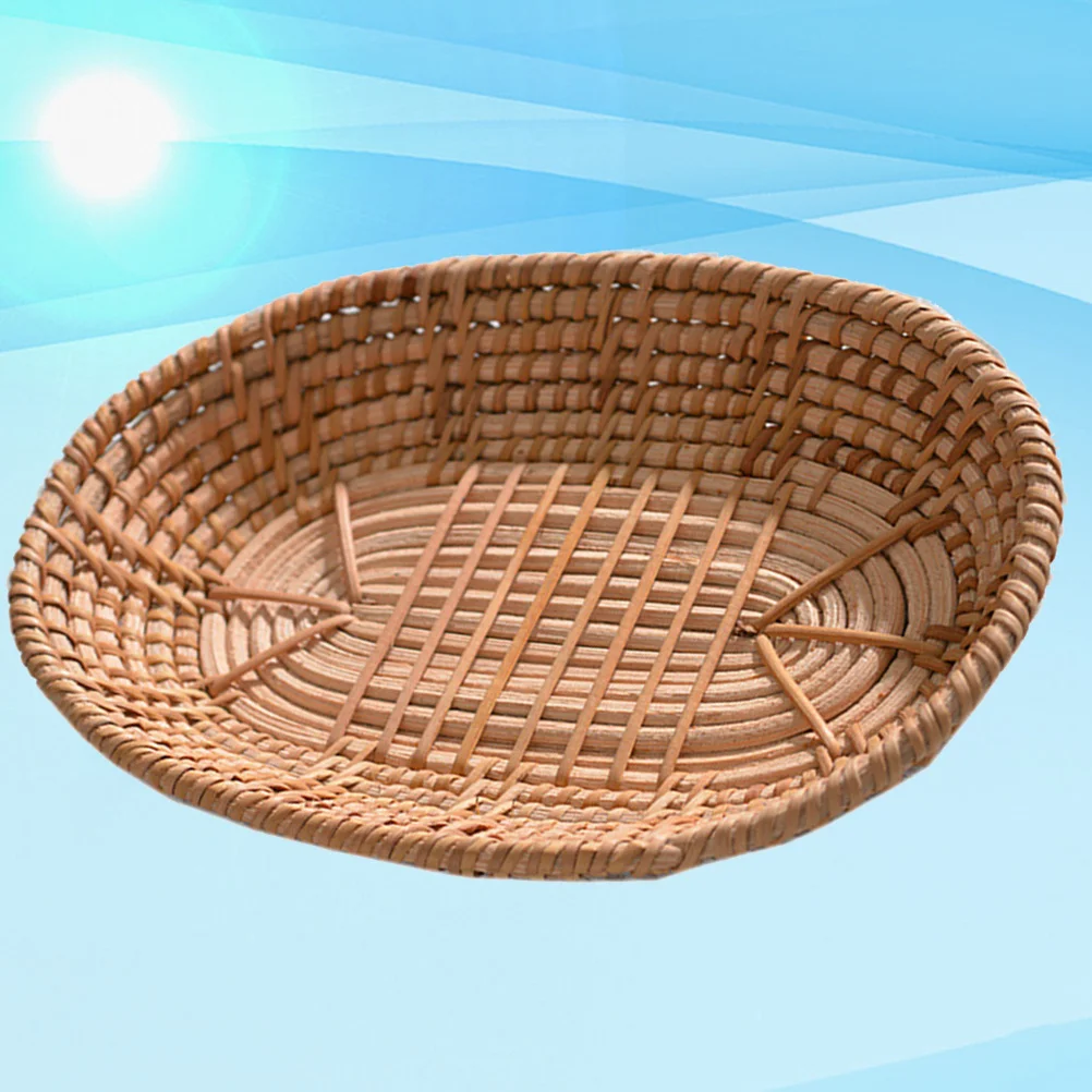 

Sundries Organizer Basket Multipurpose Storage Container for Kitchen Living Room Bedroom Candy Snack Holder Khaki