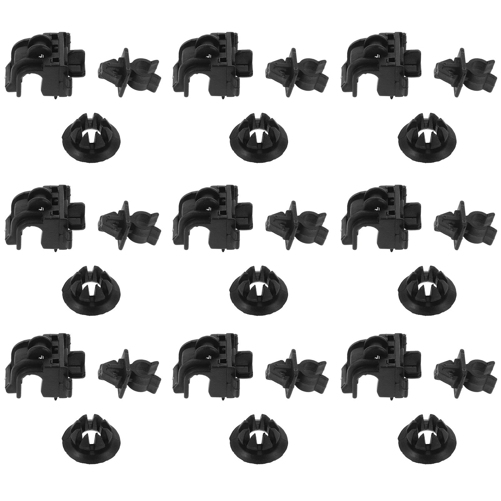 

20Sets Hood Latch Rod Clip Reliable Secure Car Hood Support Clamp Automotive Car Parts Cars Bracket Decorative Clip
