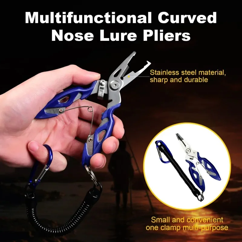 

Multifunctional Luya pliers line cutting Luya tool pliers stainless steel outdoor fish control pliers