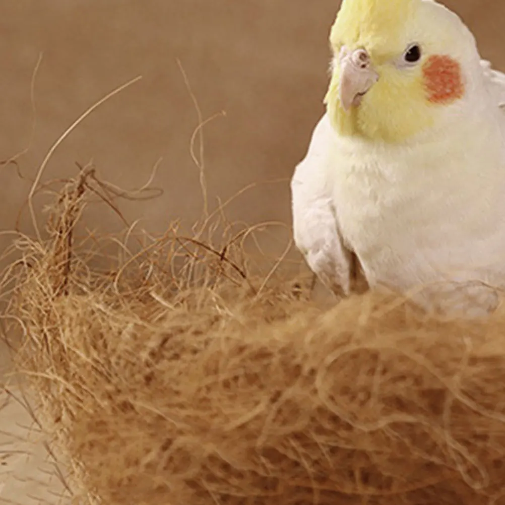 

Coconut Fiber Nesting Pad for Birds Chicken Pigeon Egg Breeding Warm Palm Silk Mat Pet Supply Bird Cage Nest Home Accessories