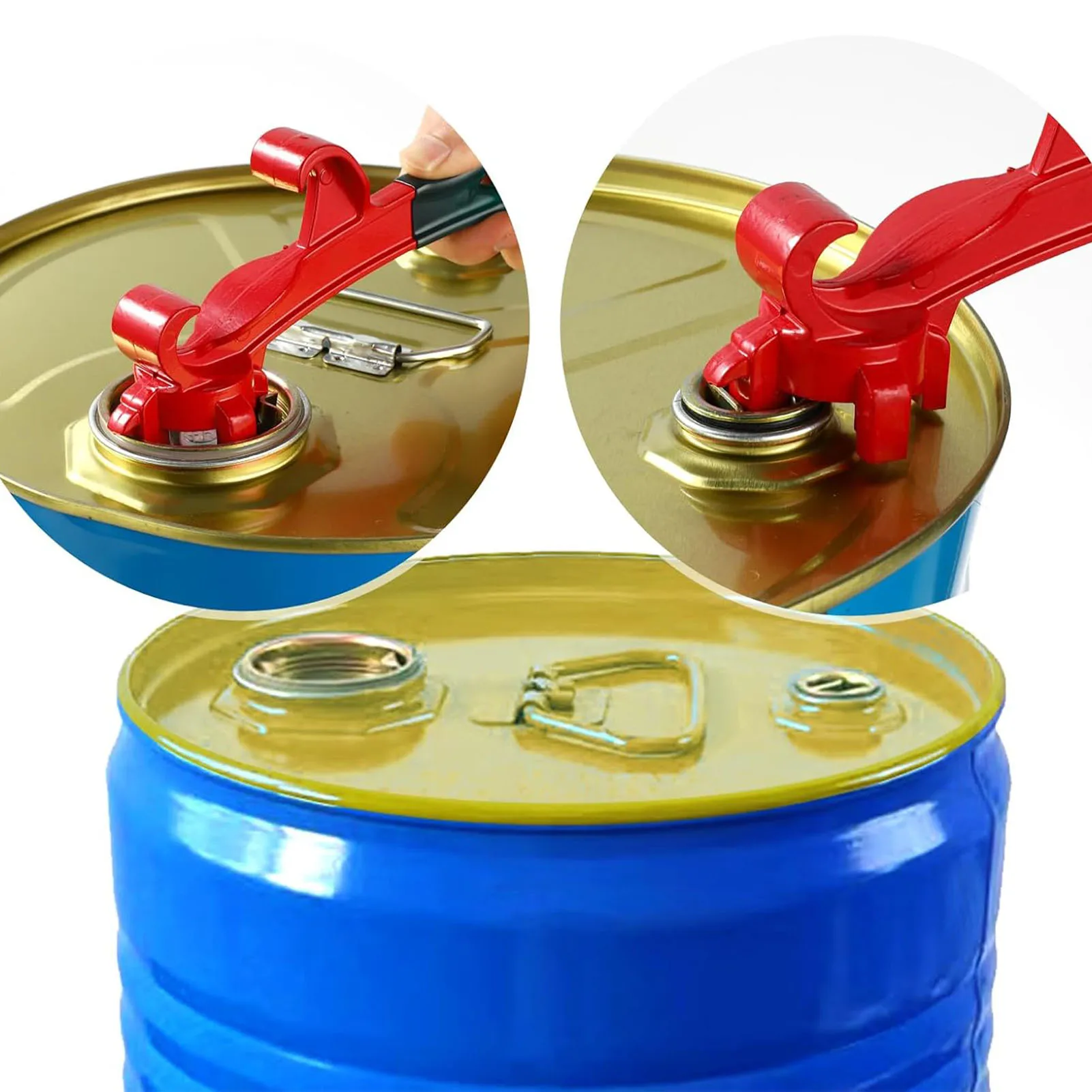 Drum Wrench Bucket Opener Water Proof Multifunctional Alloy Steel Drum Wrench Bucket Lid Opener