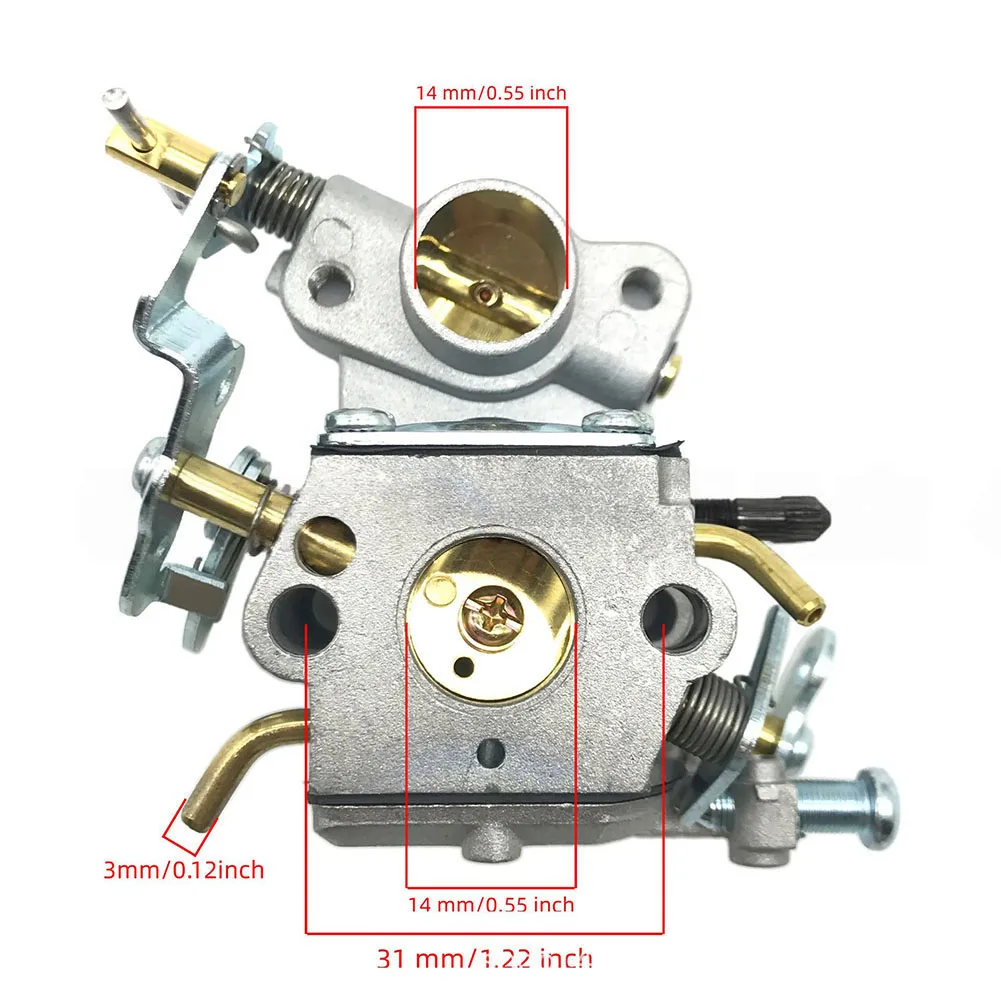 For Poulan PR4218 PP4218A Carburetor C1M W26 Designed for Precise Needle Valve Adjustment and Tuning Capability