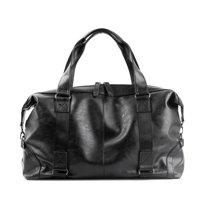 Imagem -04 - Bolsa Masculina de Couro pu com Alça Superior Alça de Ombro de Grande Capacidade Bolsa de Viagem Estilo Coreano Nova na Moda