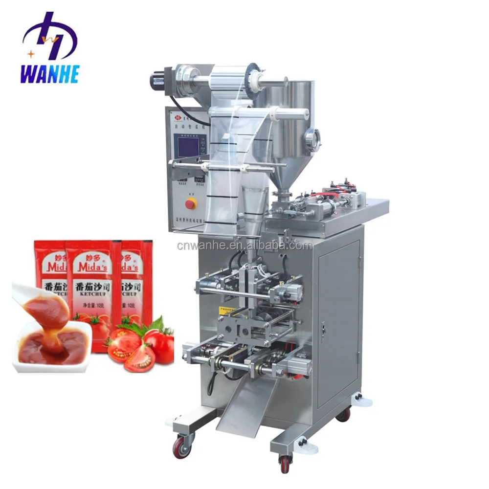 WHIII-S100 Automatic tomato sauce honey packing machine Stick Sachet Packet