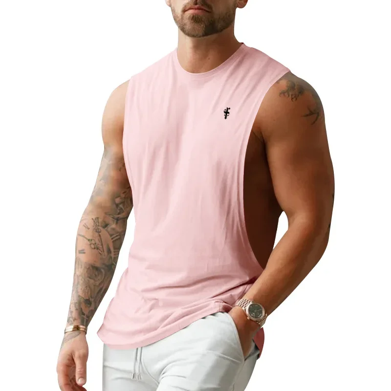 Neue Sommer-Lose-Weste für Herren mit Musiknoten-Print, Bodybuilding-Fitness, ärmellos – Detail 19