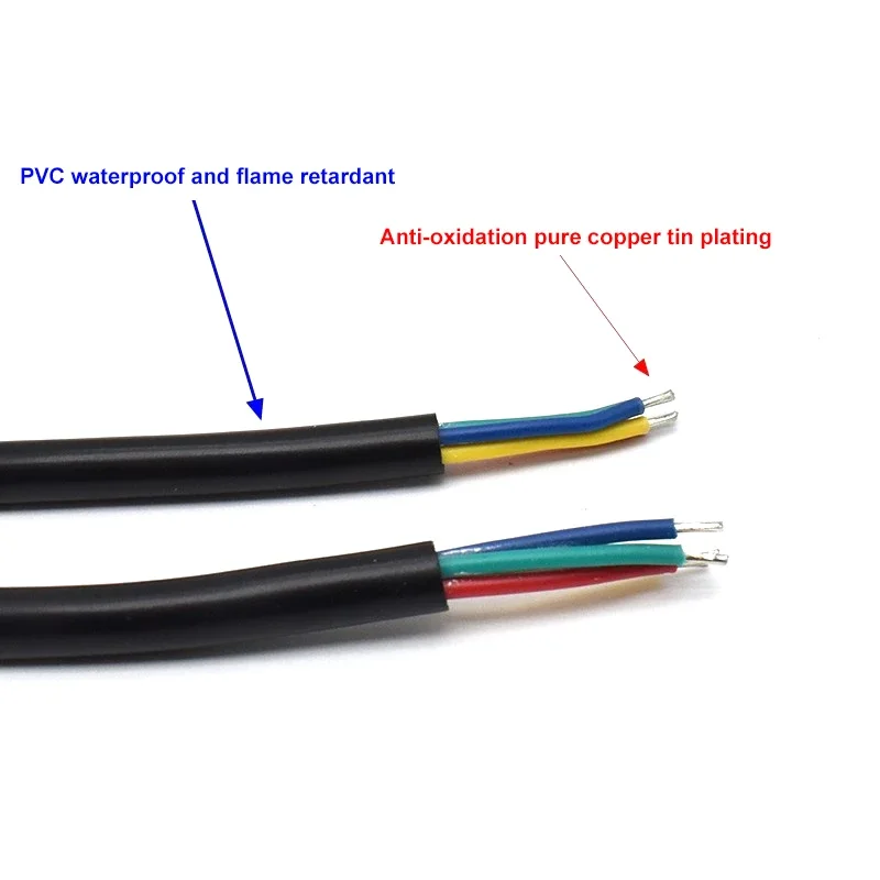 M16 2Pin Y-type Waterproof Cable Connector 1 to 2/3/4/5 Outdoor LED Lamps Splitter 2 Cores Male to Female 16mm Power Plug