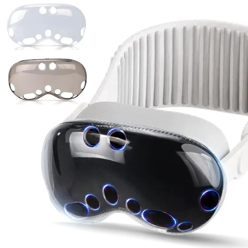 حافظة من السيليكون الناعم من مادة TPU لهاتف Apple Vision Pro VR حافظة واقية مضادة للخدش لملحقات ألعاب سماعة الرأس Vision Pro #1