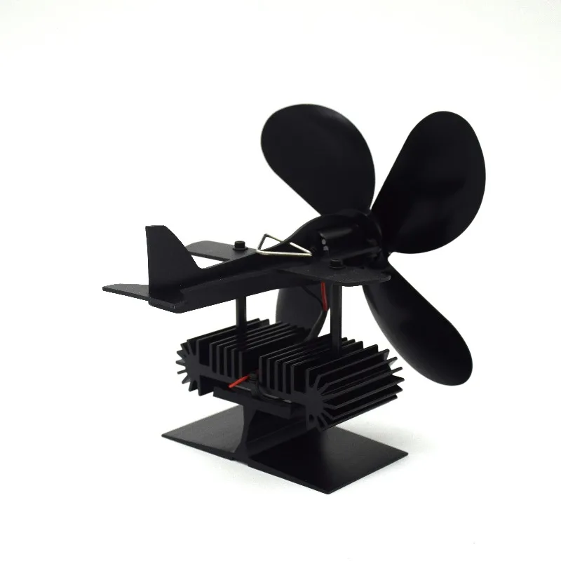 Silent Home Camping Heater Accessories Wood Burner Stove Circulation Heating Stove Ventilation Fan Hot Ecological Fan