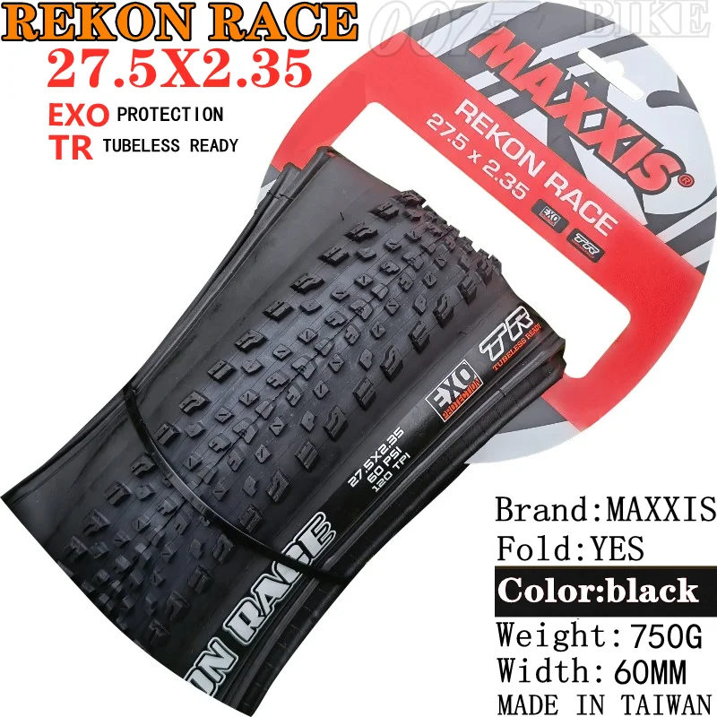 Maxxis REKON RACE (M355ru) Montanha   27.5/29inch Polegada Rekon Corrida 29x2.25/2.35 Mtb Xc Cross Country Pneus Skin And black