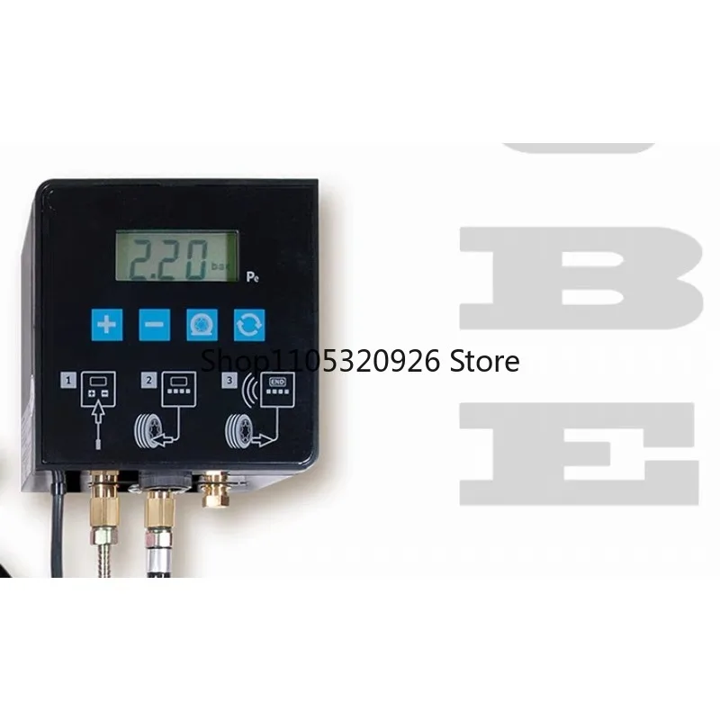 High Precision Digital Wall-Mounted Tire Inflator, 0-15bar/220PSI Auto Air Pump for Car/Motorcycle/Bicycle