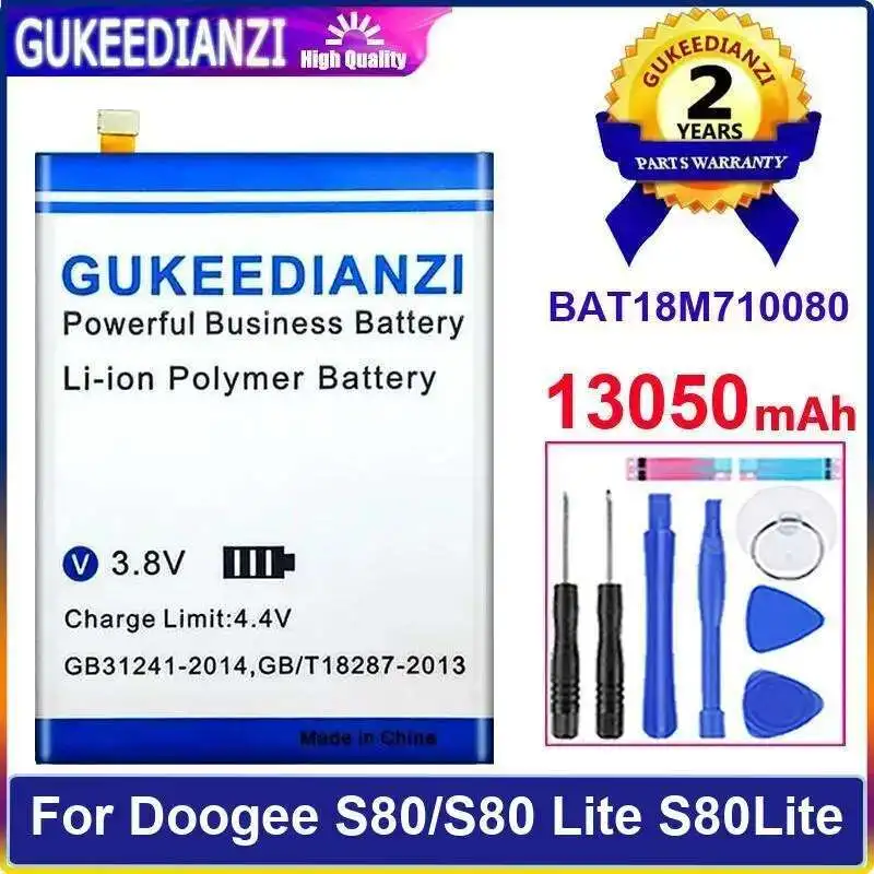 

Mobile Phone Battery For Doogee S80 Lite S80lite High Compatibility 13050Mah BAT18M710080