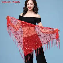 Sequin tassel belly dance costume in 11 colors #4