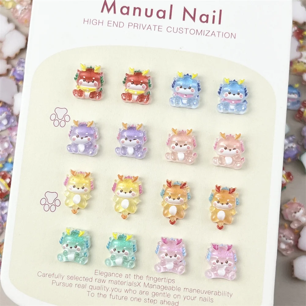 New Year Nail Stickers Resin High Quality Process Wear-resistant And Durable Exquisite Design Lovely And Comfortable Lovely