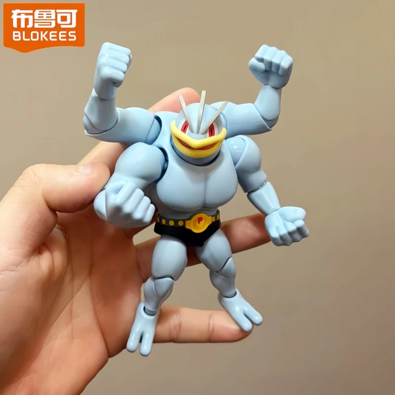 

Blokees Machamp Nidoking Original Pokemon Action Figure Fantastics Class Model Anime Peripheral Collection Toys Festival Gifts