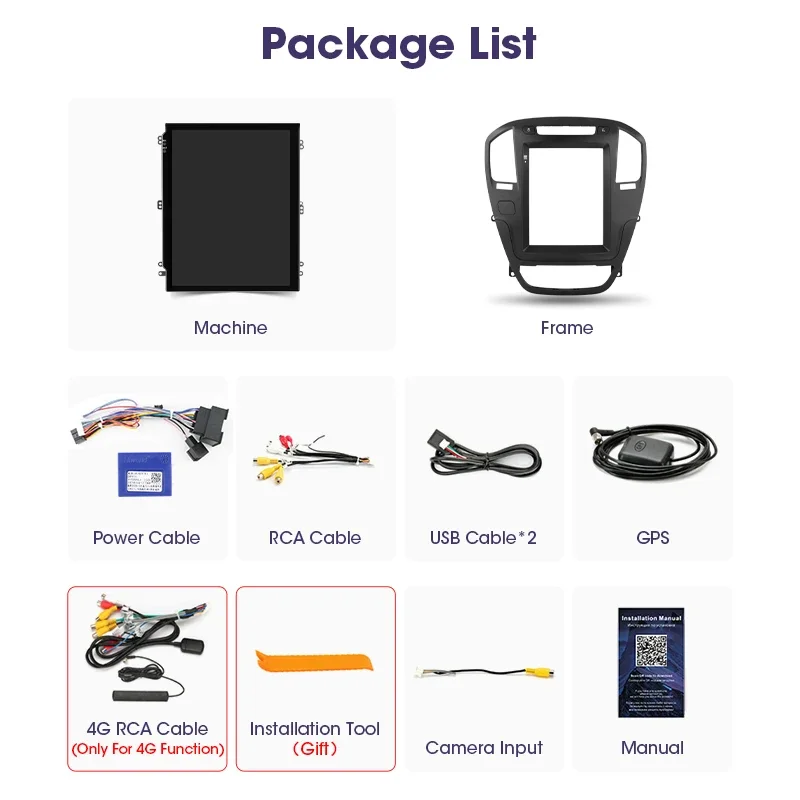 Jmcq-カーマルチメディアプレーヤー,9.7インチ画面,Android 11.0,Opel Insignia Buick regal 2009-2013,2ディン,4g,wifi,CarPlayヘッドユニット用