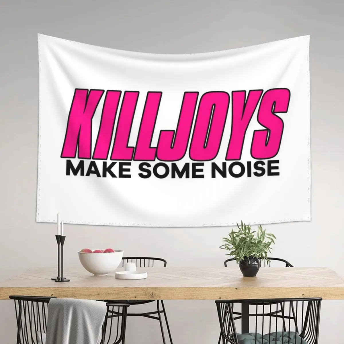 

Killjoys Make Some Noise Tapestry On The Wall Room Decoration Korean Style House Decoration Tapestry