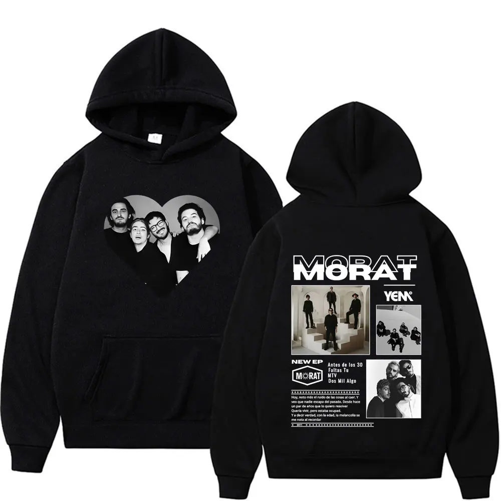 

Morat Band Asuntos Pendientes Yem Tour Graphic Hoodie Men's Clothing Fashion Vintage Trend Hoodies Long Sleeve Loose Sweatshirts