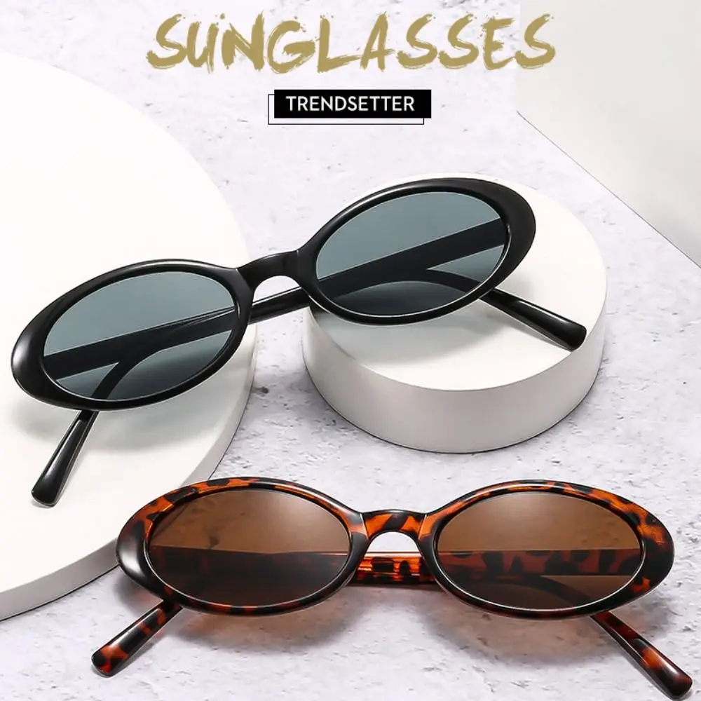 New Fashion Cat Eye Sunglasses for Women Men Retro Oval Frame Sun Glasses Small Frame UV400 Shades Eyewear Polarized Eyeglasses