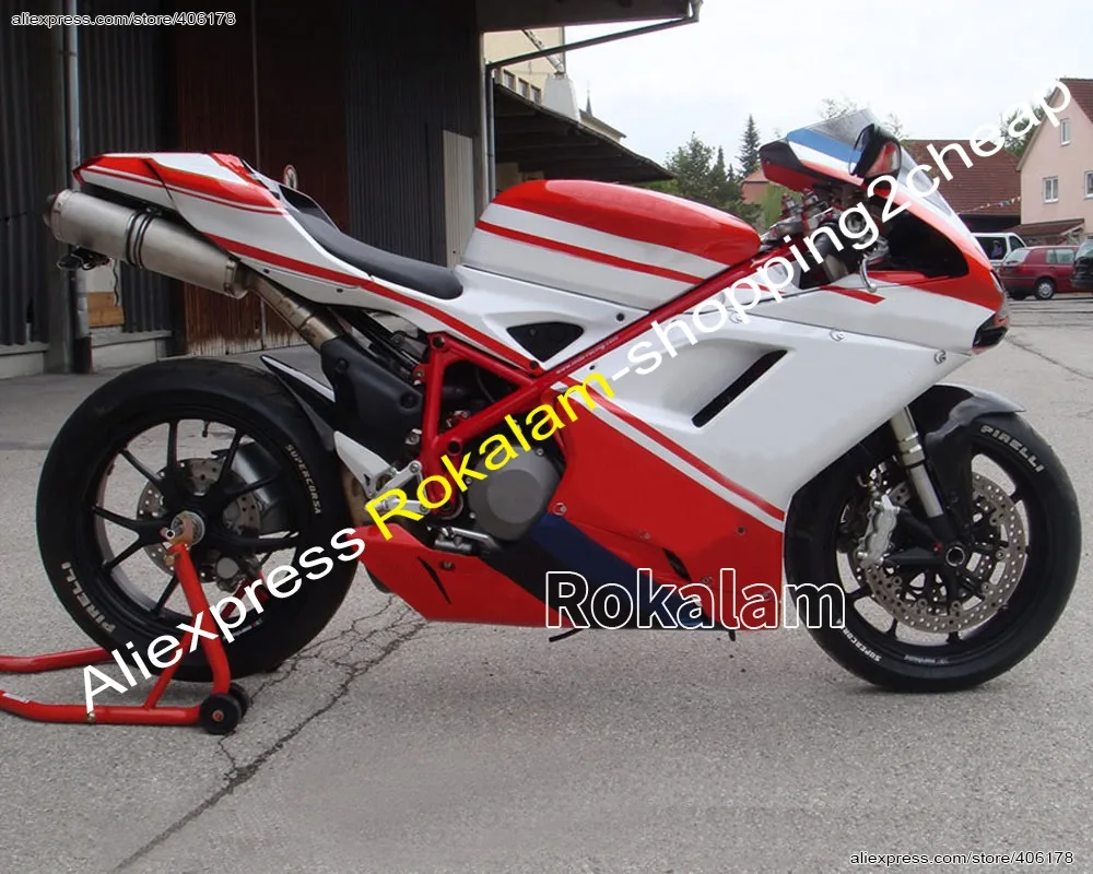 

Replacement ABS Fairings For Ducati 1098 848 1198 2007 2008 2009 2010 2011 ABS Fairing Kits (Injection Molding)