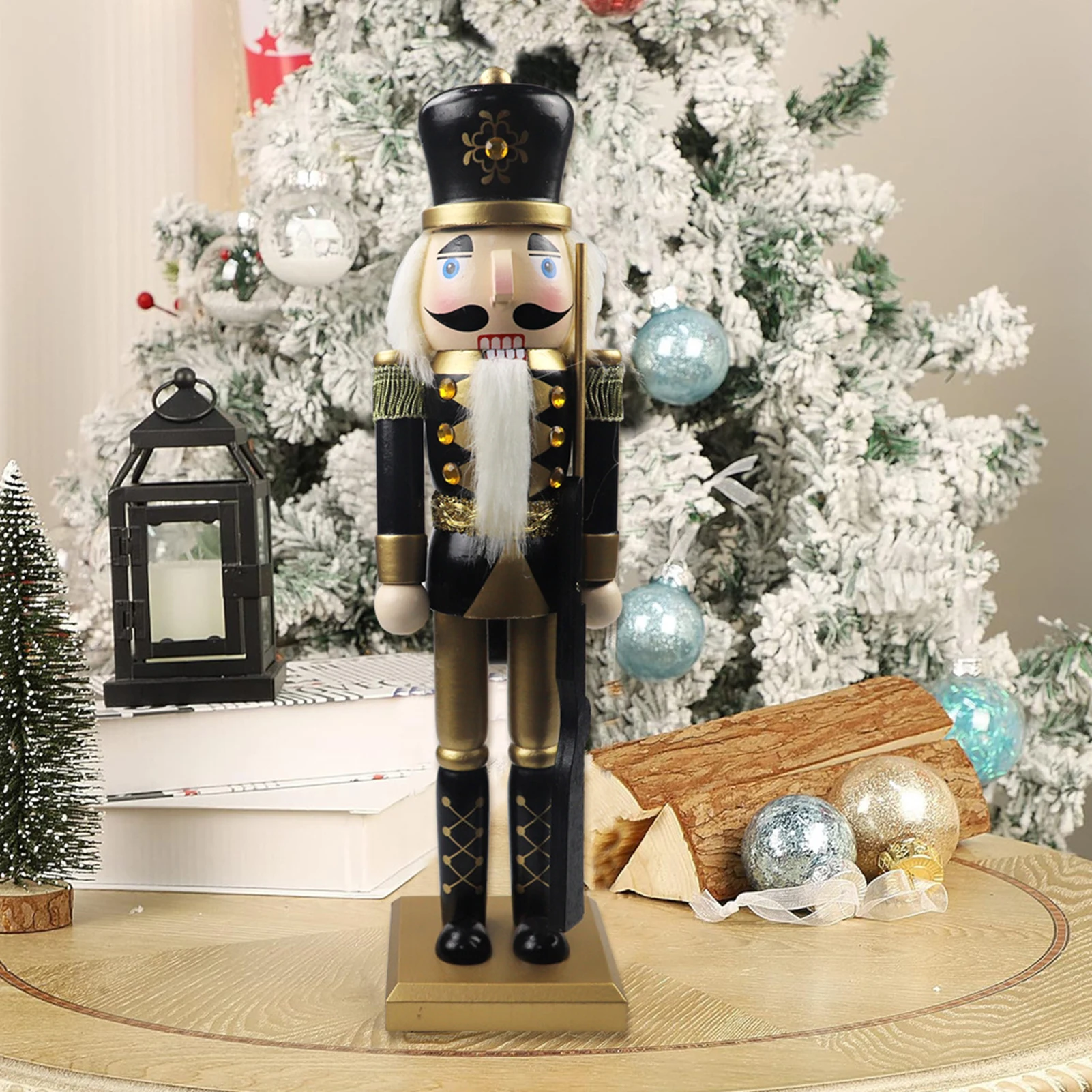 Christmas Tabletop Nutcracker Ornament Stylish Memorable Unique Gift For Home Bedroom Home Room Decor Garden Decoration Outdoor