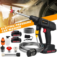 Gisam Cordless Car Wash Water Gun Car Washer Spray Water Gun High Pressure Cleaner Car Washing Tool for Makita 18V Battery Pin