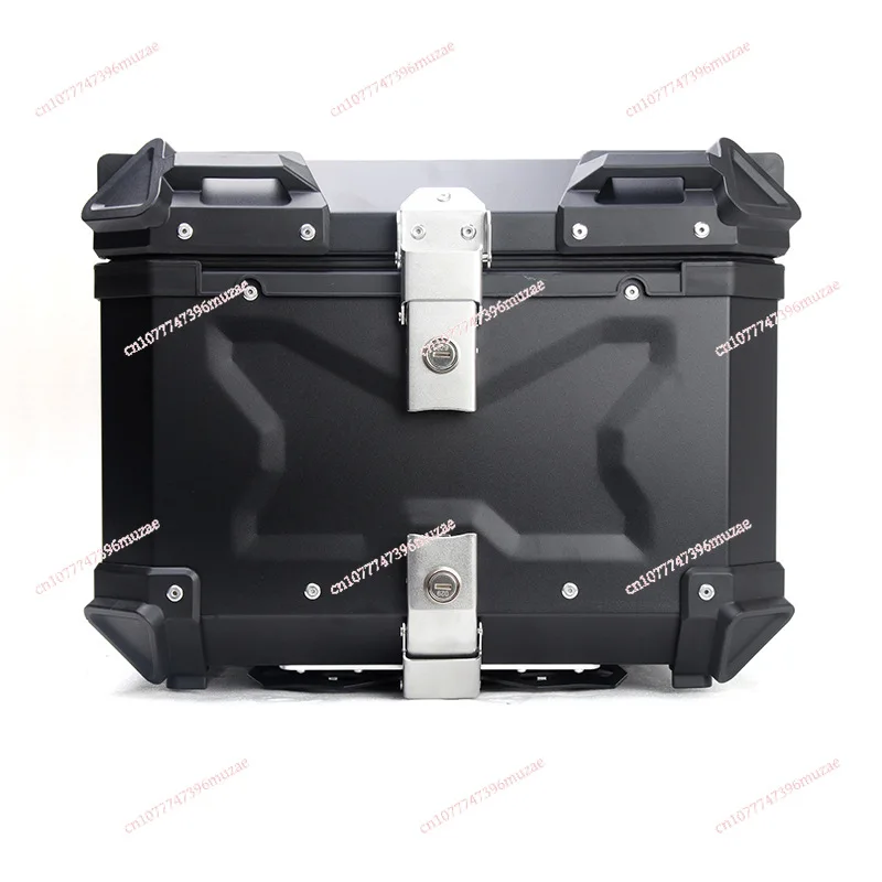 Motorcycle aluminum alloy tail box Electric vehicle large capacity trunk Universal scooter takeaway box