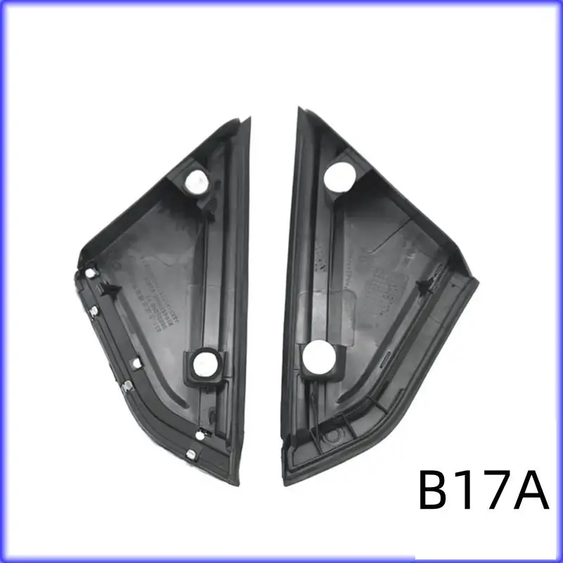 

BT-2 PCS Car Front Window Triangle Panel Triangular Decorative Panel 9647011377 96470112777 Black ABS For Citroen C4 04-10