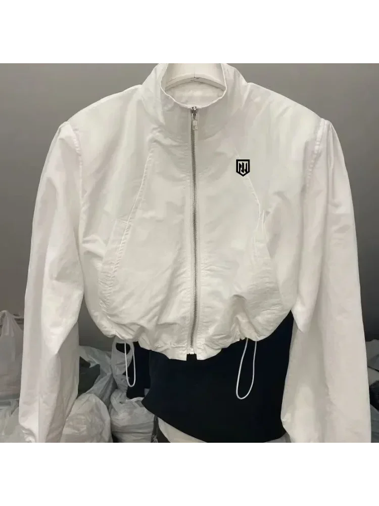 Summer Fashion Casual Coat Women's Golf Clothing Sun Protection Clothing UV Protection Collar All-match Zipper Short Golf Jacket