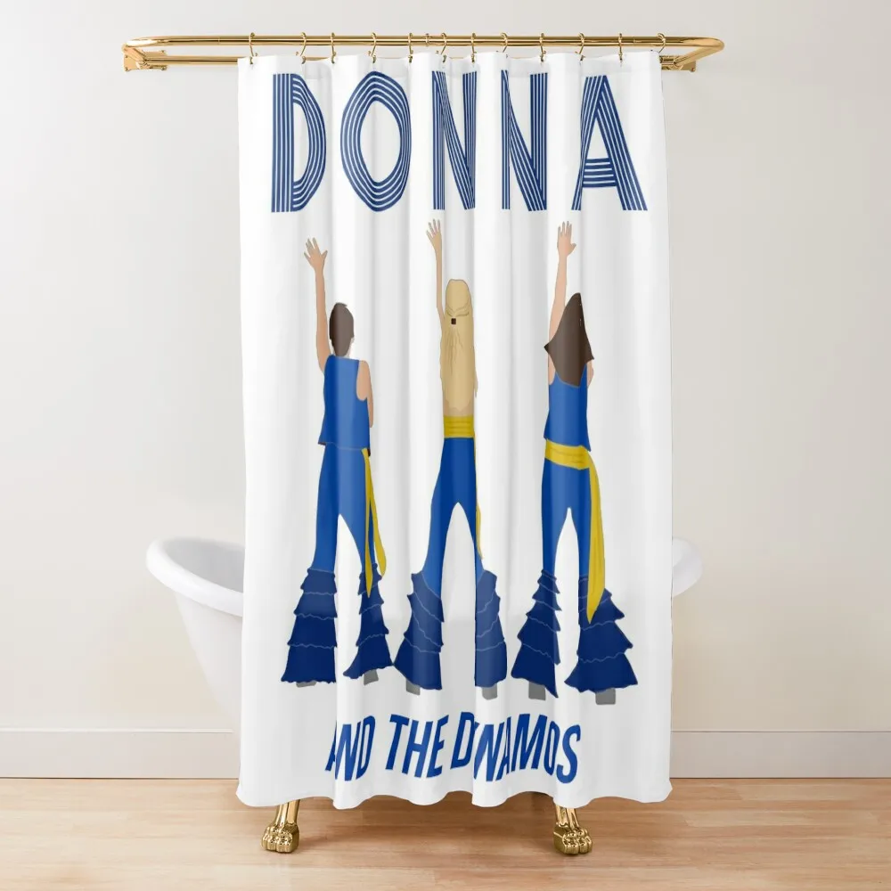 

Donna and The Dynamos Shower Curtain Modern Bathroom Accessories Bathroom Accessorys Waterproof Bath And Anti-Mold Curtain