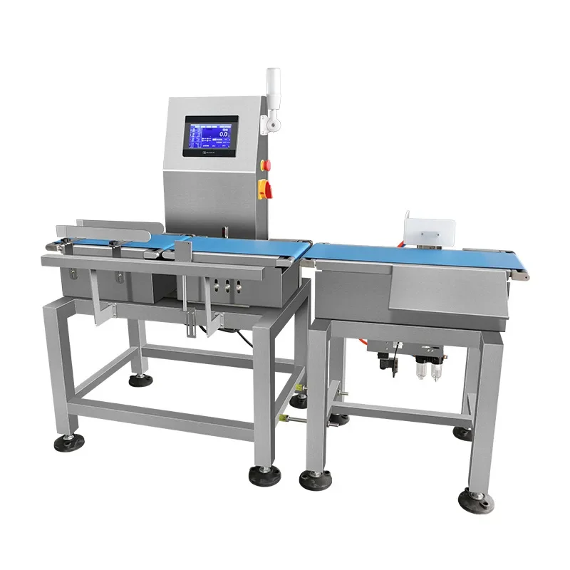 

check weighing scale docking assembly line food automatic weighing machine manufacturer re-inspection check weighing machine
