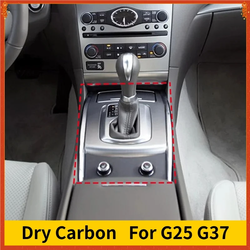 

For Infiniti G25 G37 Real Dry Carbon Fiber 2010-2013 Water Cup Holder Frame Interior Decoration Modification Accessories