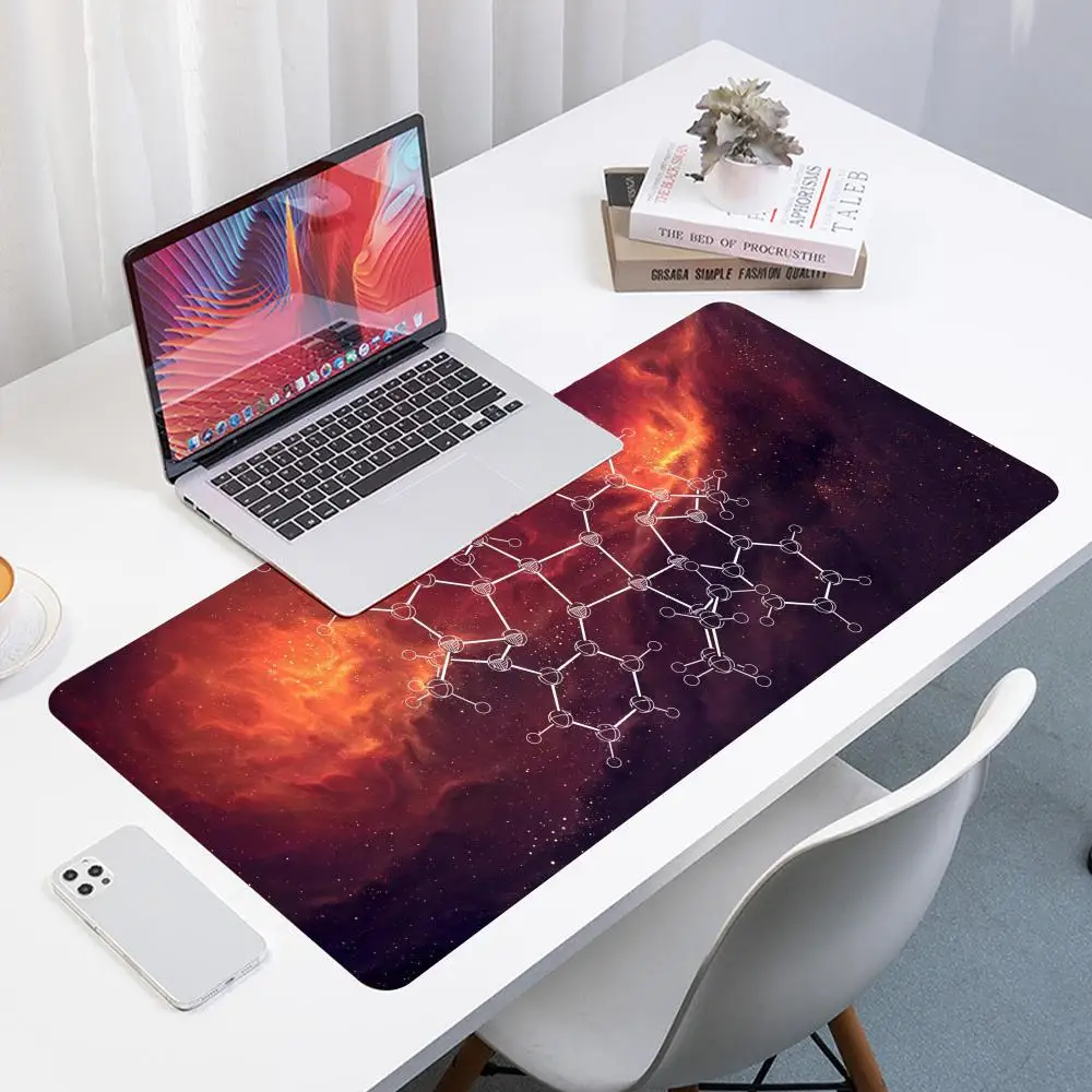 Chemistry Science Fashion Mouse Pad Large Anime Desk Mat Luxury Desktop Cartoon Gaming Gamer Keyboard Office Computer Cushion