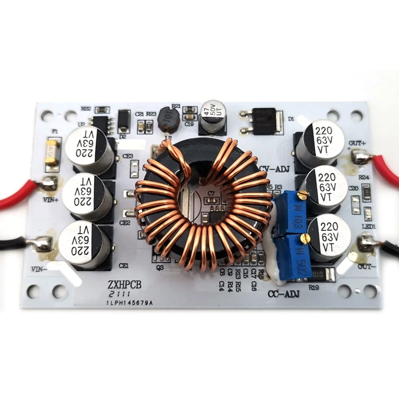 Convertisseur élévateur de courant constant, pilote d'alimentation technique avivé, sortie CC à CC, 600W, 10V-60V à 12-60V