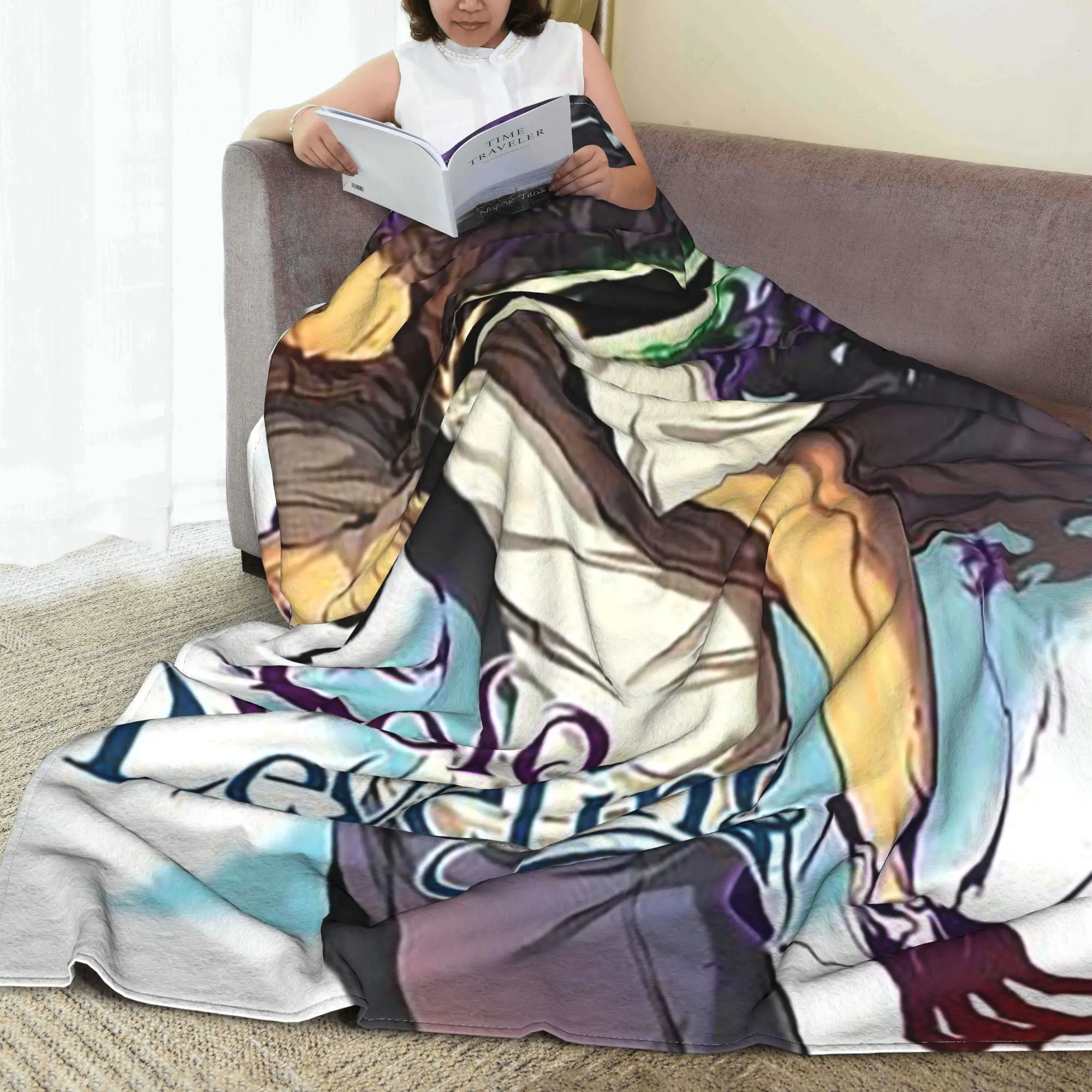 

Anime Solo Leveling Blankets Lightweight Flannel Sofa Throw Blanket for Couch Bedding Travel Throws Bedspread Quilt