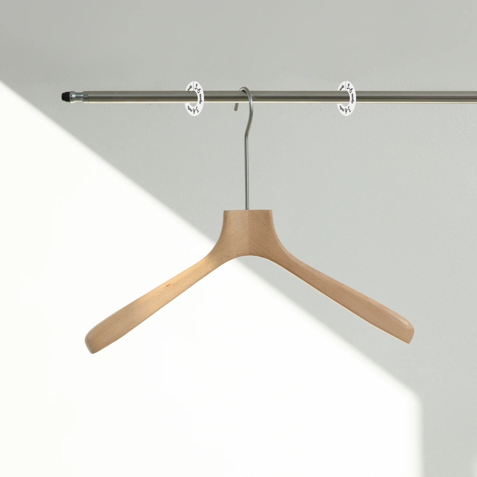 1 セット幼児服サイズディバイダーラウンドデザイン 0-24 ヶ月ベビークローゼット整理子供用高視認性ラベル