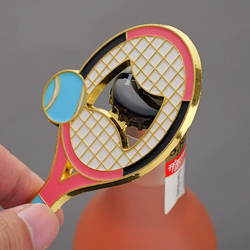 

Теннисная ракетка, открывалка для пивных бутылок, магниты на холодильник для подарков на вечеринку, инструменты для кухни и бара, креативная открывалка для бутылок