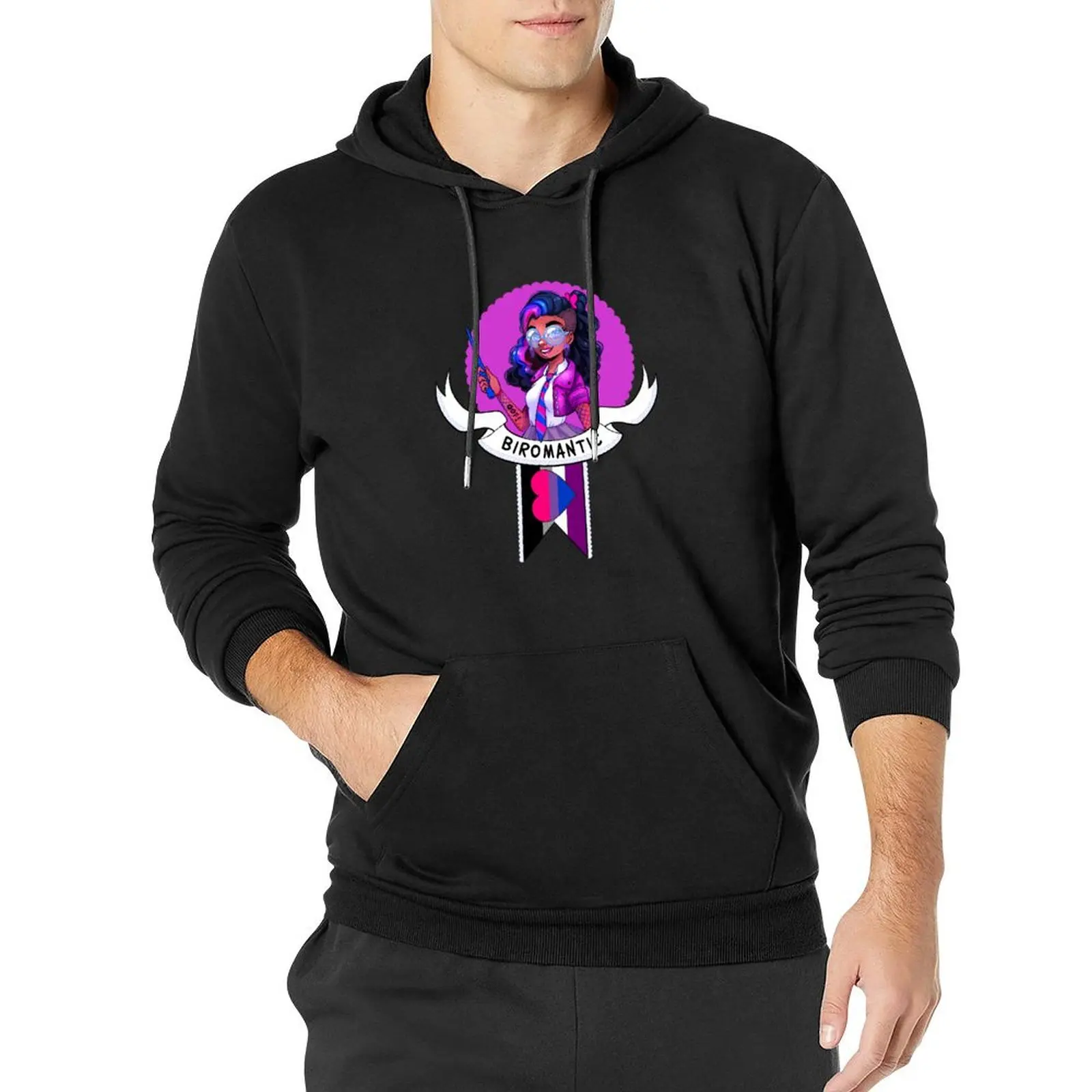 

Biromantic Witchy Pride Pullover Hoodie anime clothes men clothing autumn new products new features of hoodies & sweatshirts