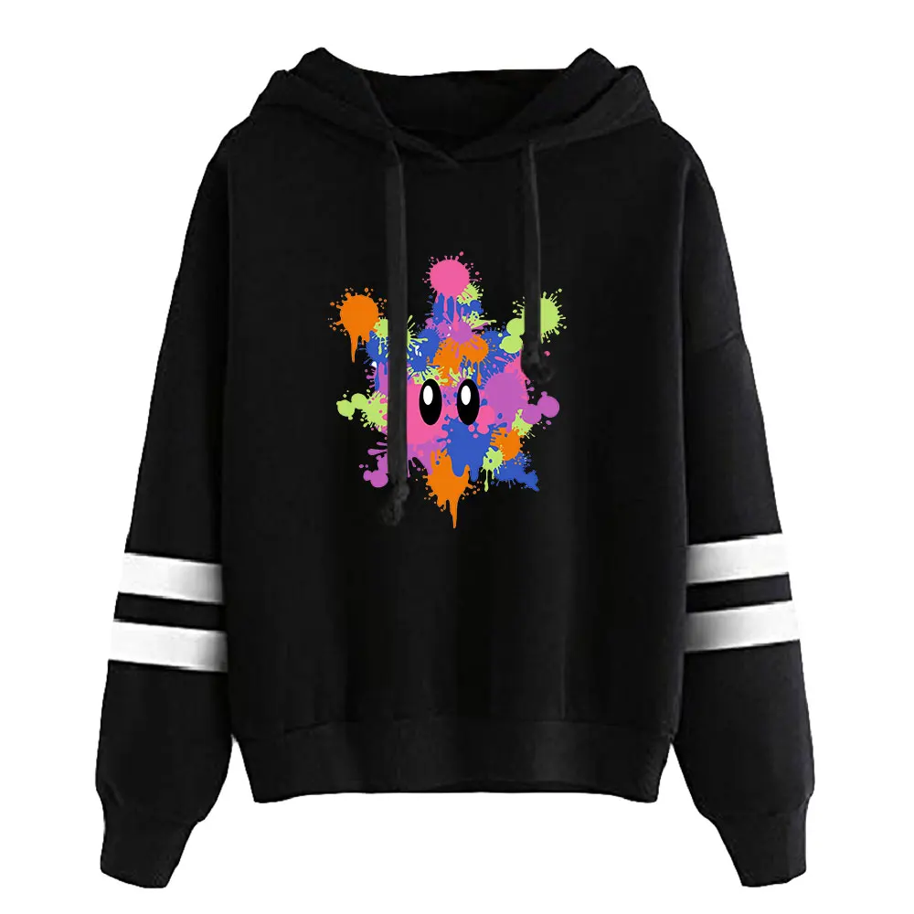 Sweat à capuche unisexe sans poche Splatoon 3 Game pour hommes et femmes, manches PVD, Streetwear Harajuku, vêtements à la mode, barres parallèles