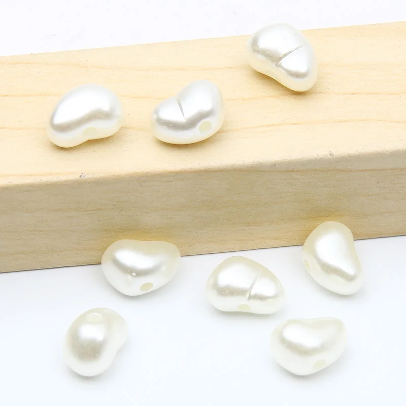 100pcs/lot Irregular Imitation Pearl Beads Acrylic Loose Spacer Pearl Beads For Diy Jewelry Making Bracelet Necklace Accessories