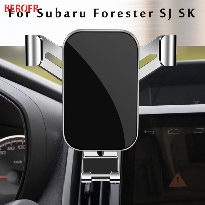 Car Phone Holder For Subaru Forester SK SJ 2013-2018 2022 Car Styling Bracket GPS Stand Rotatable Support Mobile Accessories