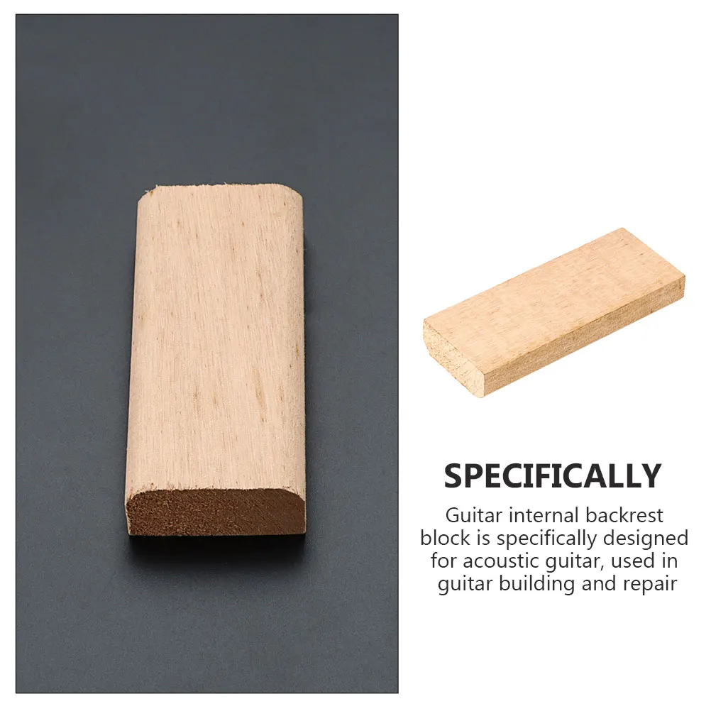 

Guitar Backrest Block Acoustic Accessories Supplies Component Wood for Men Wooden Kit