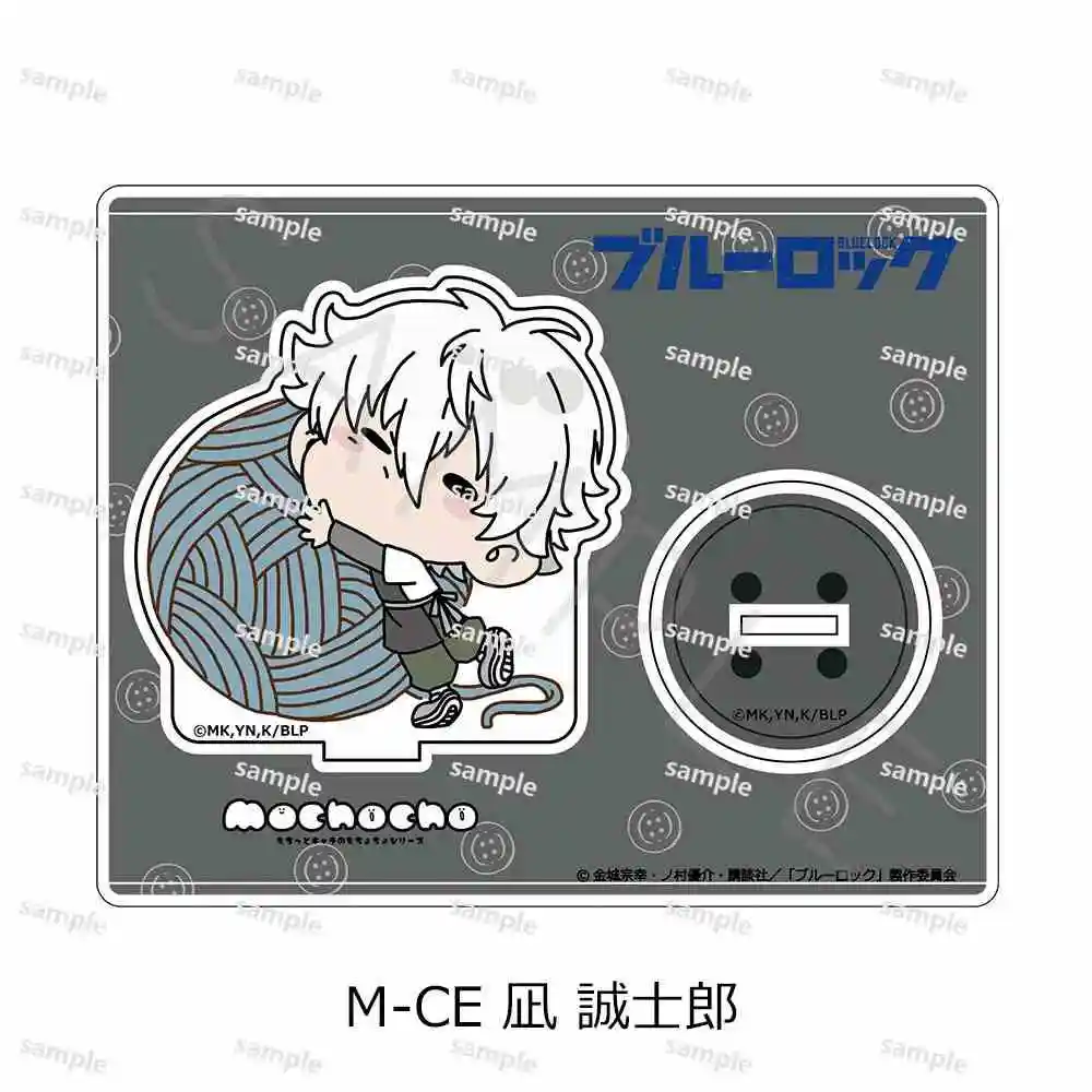 BLUE LOCK Q Version Anime Figures Itoshi Rin Nagi Seishiro Cute Acrylic Stands Toy Itoshi Sae Model Plate Desk Decor Prop Gift