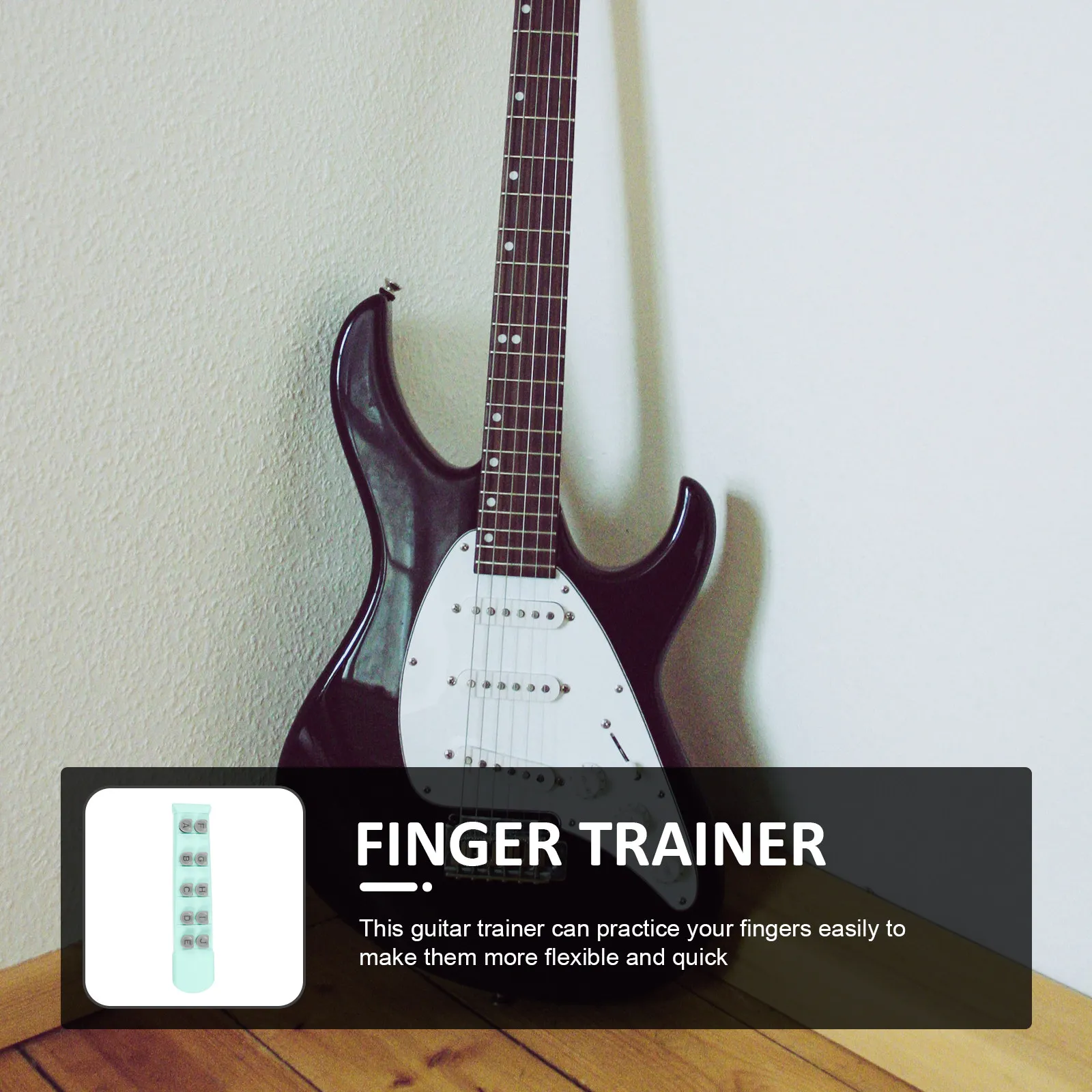 Guitar Finger Trainer Plastic Guitar Grade Imitating Pressing Practice Tool Finger Strengthener for Beginner Flexibility