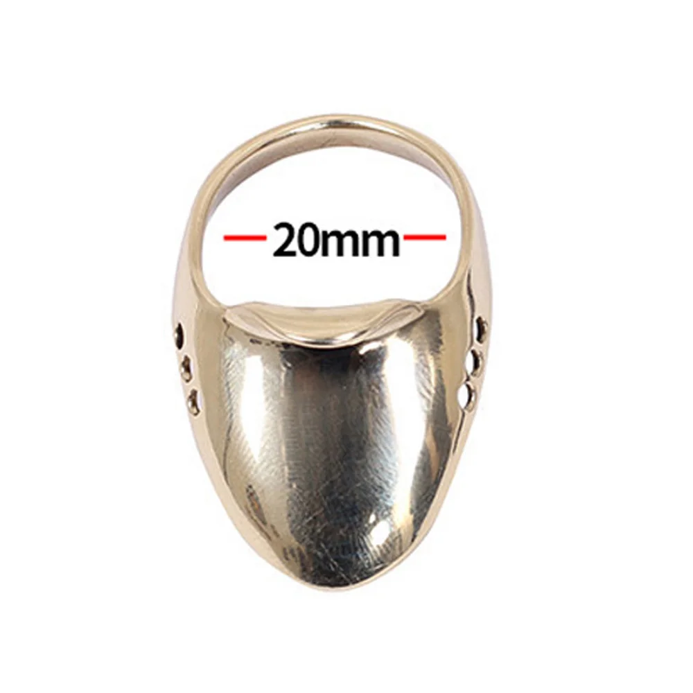 Copper Thumb Ring for Eastern Bow Styles Including Korean Chinese Mongolian for traditional Practice and Thumb Guard Design