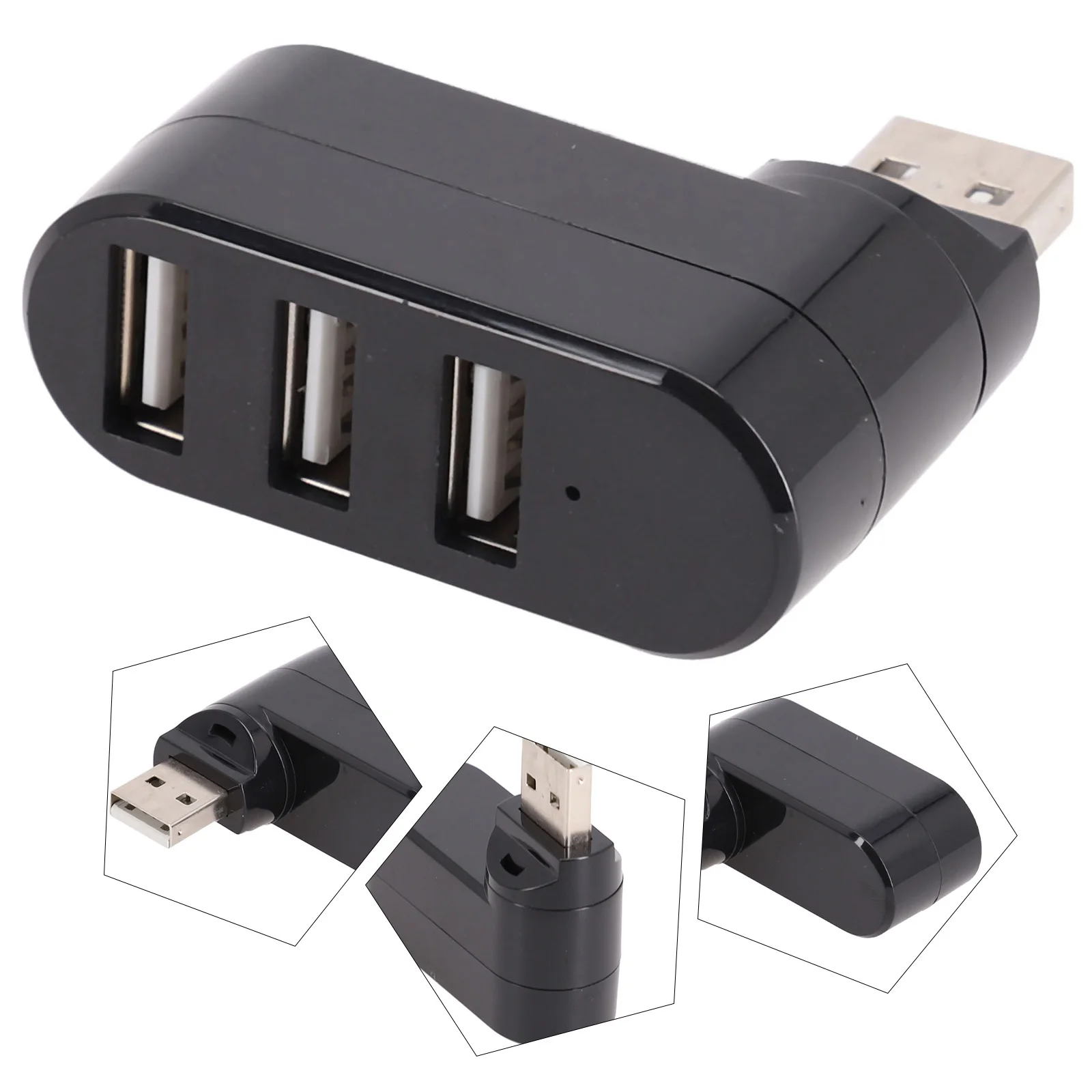 1 шт., 3-портовый USB 2,0, вра – обзор и цена Laptop Accessories Hub