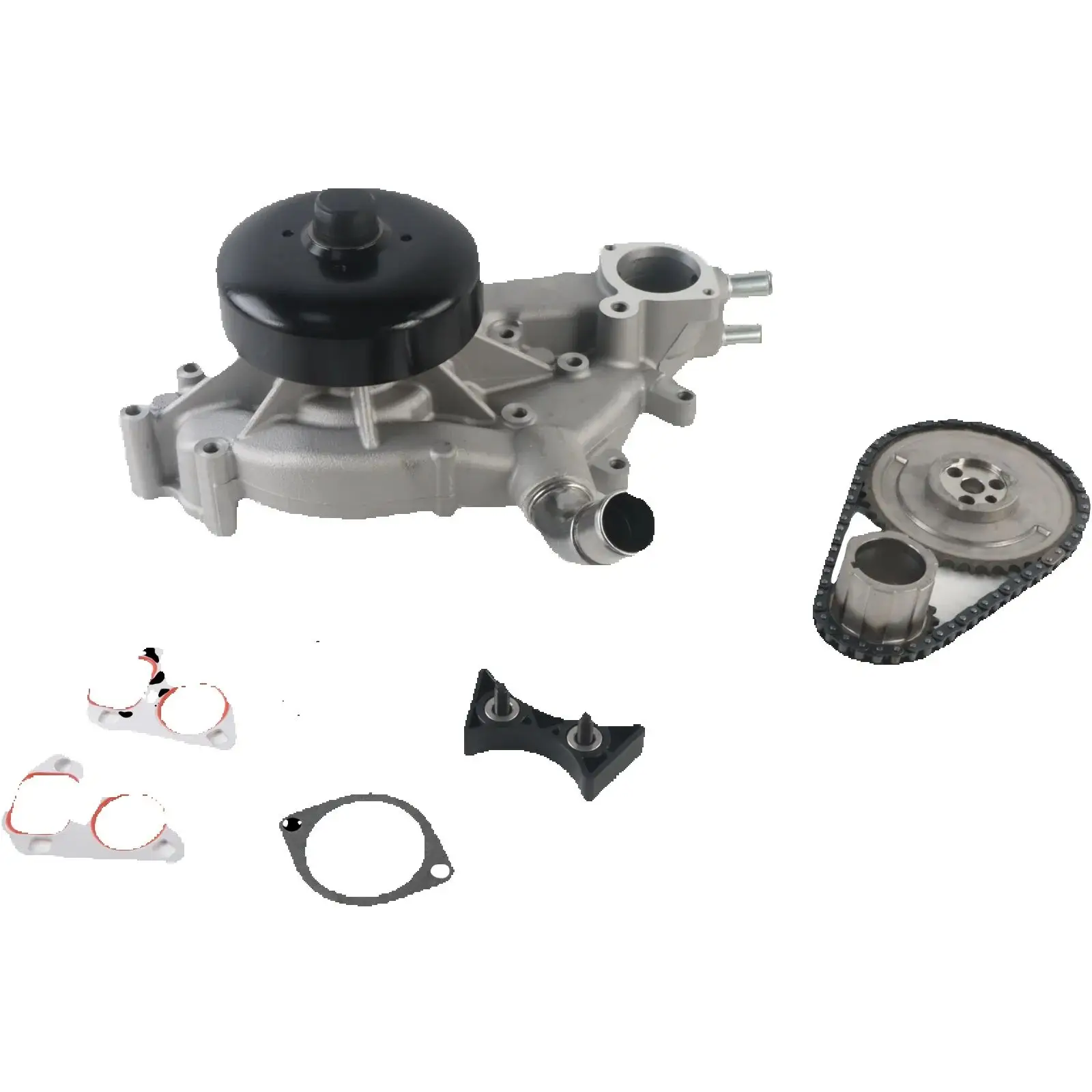 1Set Timing Chain Water Pump Kit 9-07950XS FOR GM Cadillac Chevrolet 2004-2006 4.8L 5.3L 6.0L